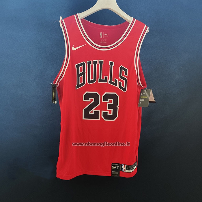 Maglia Chicago Bulls Michael Jordan #23 Icon Autentico Rosso